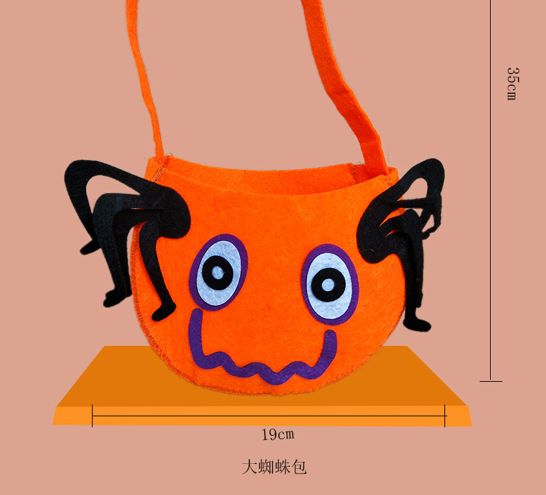 Halloween Túi bí ngô cầm tay Halloween Dress Up Quà tặng Túi kẹo Quà tặng Trang trí Đạo cụ Đồ chơi - Sản phẩm Đảng / Magic / Hiệu suất đồ hoá trang trẻ em	