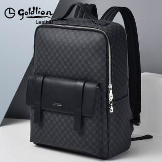 Goldlion Men's Backpack Large Capacity 2026 New Backpack Travel Business Style Computer Bag Commuter Men's Bag