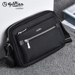 Goldlion Men's Bag 2026 New Large-Capacity Shoulder Bag Lightweight Crossbody Bag Men's Commuter Travel Men's Shoulder Bag