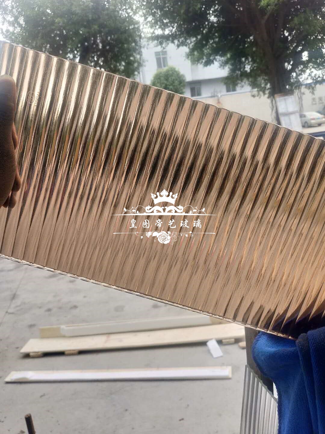 Changhong embossed art glass sample stained glass mirror sample special hyperlink contact customer service before shooting