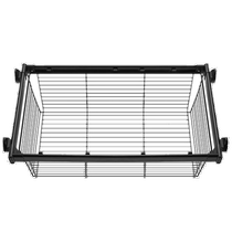 Kabei wardrobe basket drawer-type telescopic trouser rack home cloakroom built-in storage rattan basket pants drawer rack storage basket