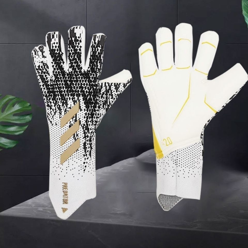 New Falcon Football Goalkeeper Gloves Professional Thickening Anti-Slip Latex Abrasion Resistant Goalkeeper Without Guard Finger Match Protection