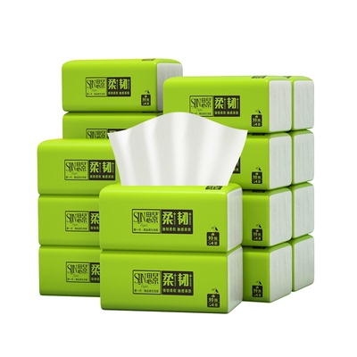 思景纸巾抽纸家用大包大号24包整箱实惠装餐巾纸卫生纸面巾纸