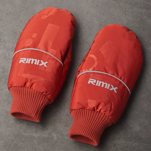 Утепленные удерживающие тепло водонепроницаемые нескользящие лыжные перчатки с пухом подходит для мужчин и женщин