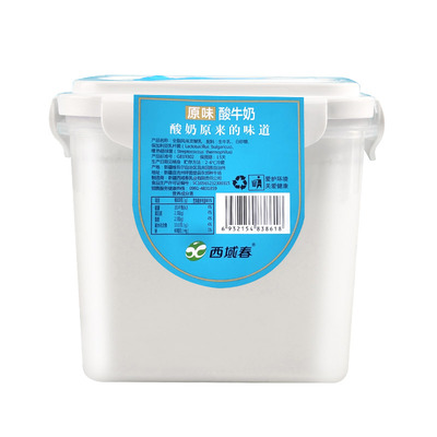 新疆西域春大桶装老酸奶2斤