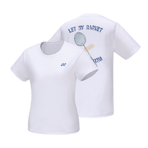 2024 new yonex Yunieks badminton suit mens female short sleeve blouses speed dry culture shirt yy training clothes