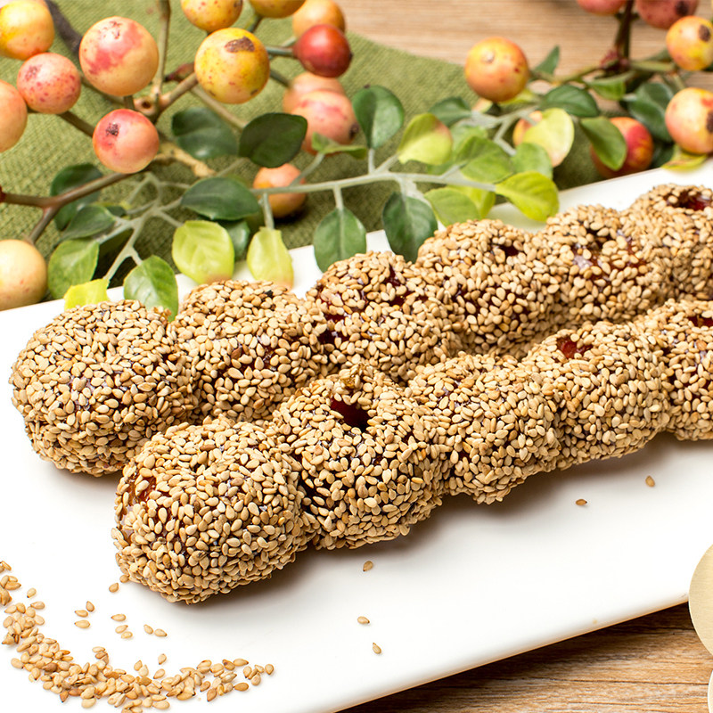 Fresh Hawthorn Sugar Hyacinth String Fresh Red Fruit Mountain Rids Red Iced Sugar Hyacinth Traditional Snacks Sour Sweet Sesame Peanuts Cisfonds