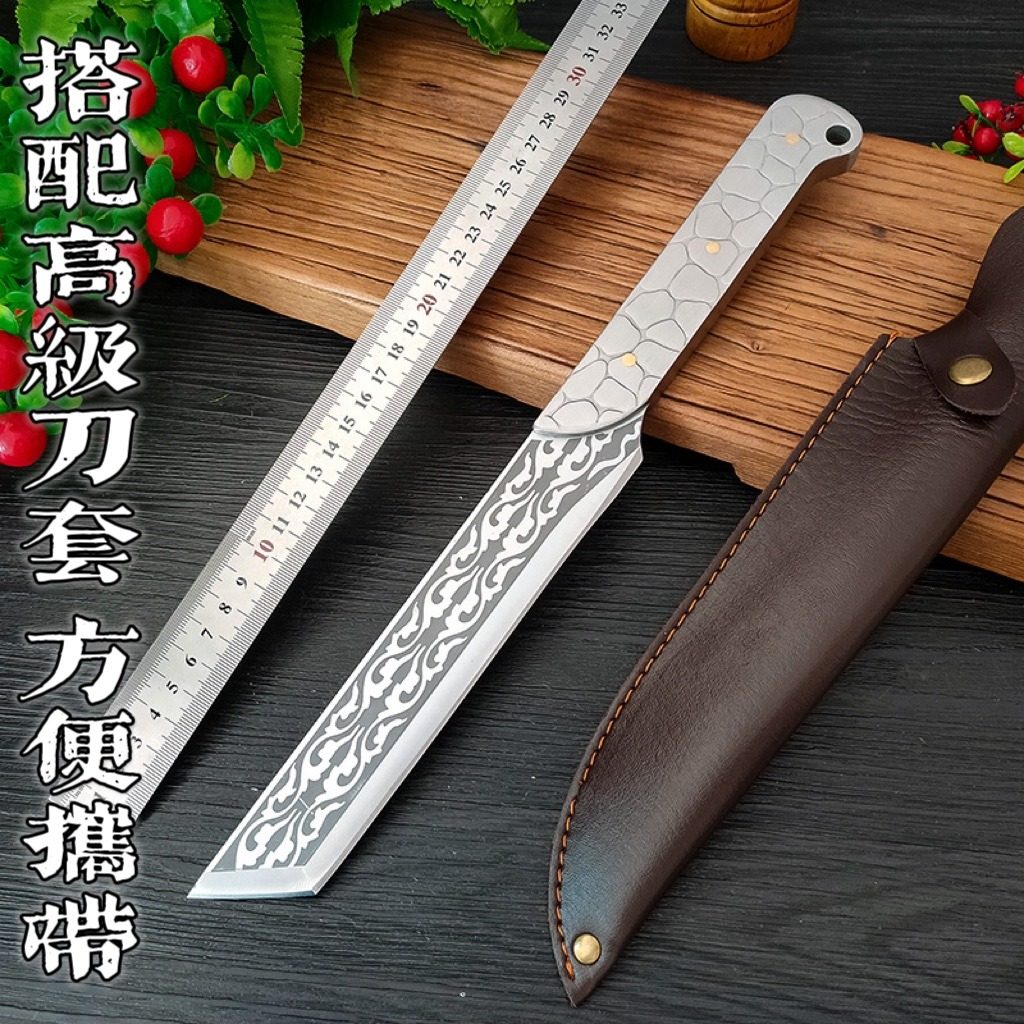 龙泉屠龙斩切刀:厨房户外全能刀具,一刀解决所有难题!🔪🔥-斩骨刀-淘宝百科网