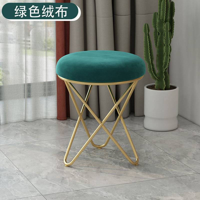 Nordic make-up chair light and luxurious makeup stool makeup bench Stool Net Red Medecor Chair Girl cute bedroom Ins stool