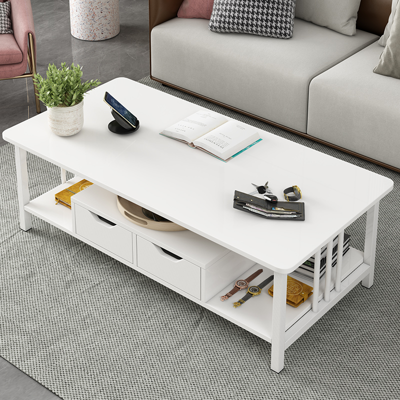 Nordic modern light luxury side few tea table living room home wrought iron ins wind tea table Yang Tai small apartment side a few