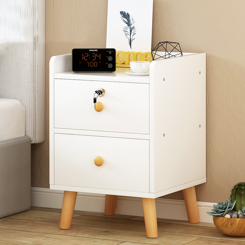 Bedside table Nordic minimalist modern storage cabinet simple bedroom bedside table bedside table small cabinet mini economy