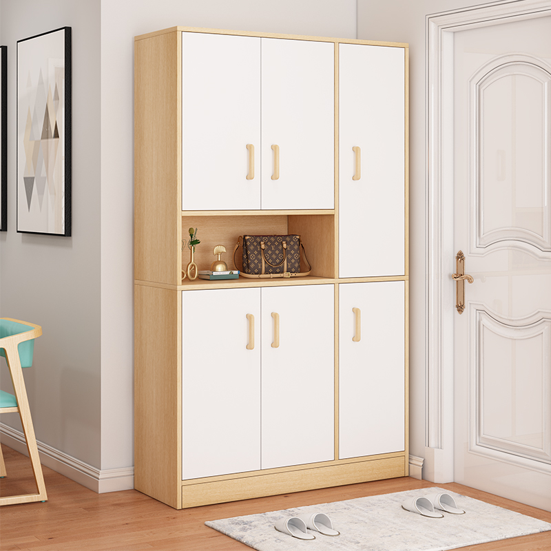 Shoe Cabinet Doorway Large Capacity Living Room Minima Modern Genguan Storage Cabinet Shoe Rack Multifunction balcony accommodating cabinet