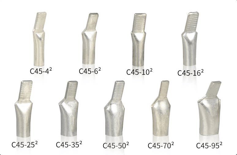 Hot selling C45-25 wiring nose pin insert copper terminal copper wire nose duckbill type open copper nose