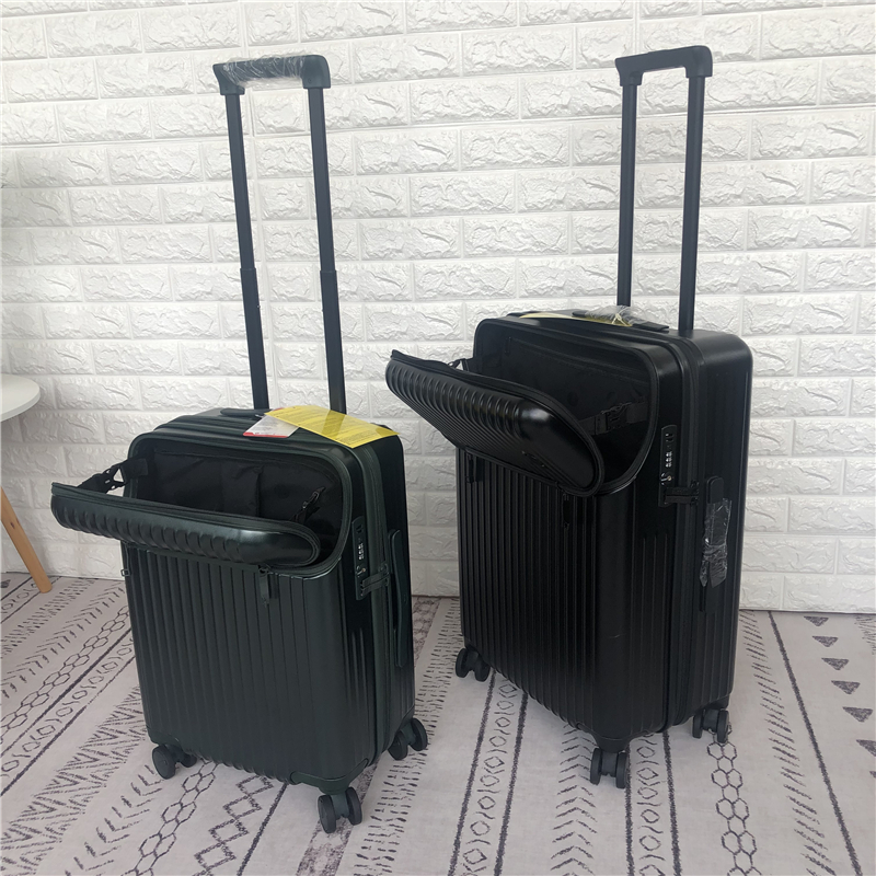 MARRLVE Business rechargeable front opening box Llever box universal wheels 20 inch Den Case 24 Inch Suitcase