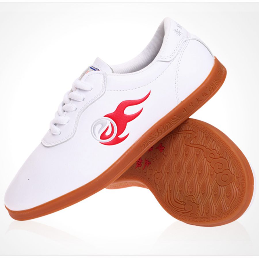 Tai Chi shoes cow tendon bottom leather soft leather Tai Chi shoes martial arts practice shoes spring summer autumn kung fu shoes non-slip