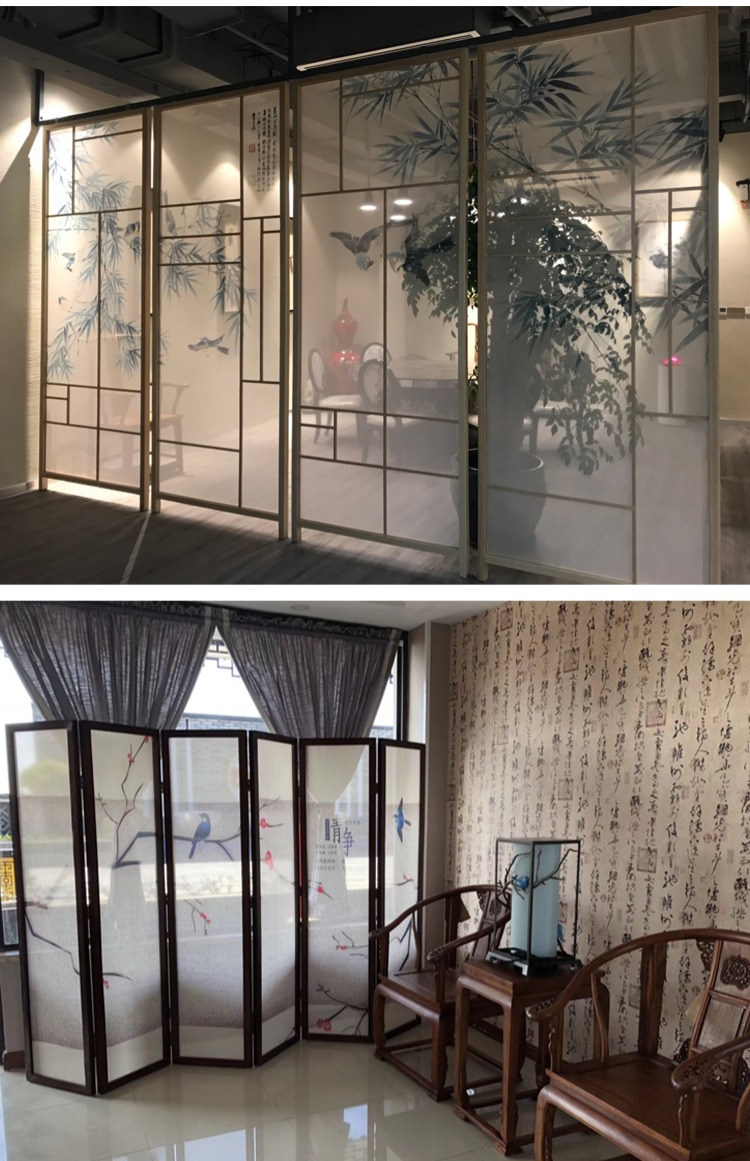 Trung Quốc cổ điển rắn màn hình phân vùng hiên phòng khách sạn nhà hàng ghế màn hình rỗng cung điện màn hình thành cặp - Màn hình / Cửa sổ lam gỗ phòng khách đẹp
