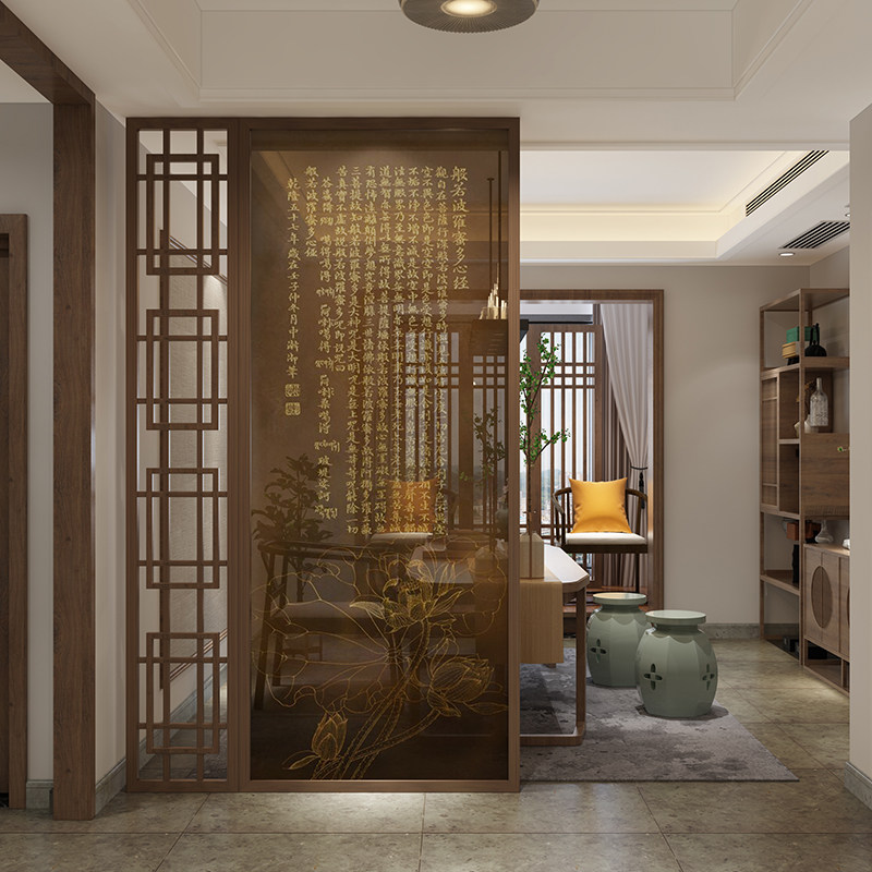 Neoclassical solid wood screen like the Baolomydor heart of the Chinese seat screen seat room seat seat seat screen seat seat screen