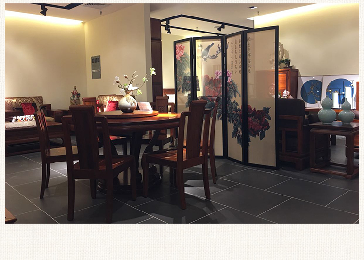 Mới Trung Quốc màn hình gỗ rắn phân vùng phòng khách thời trang phòng ăn đơn giản phòng ngủ lối vào khách sạn bán trong suốt màn hình gấp di chuyển - Màn hình / Cửa sổ vách ngăn bằng gỗ