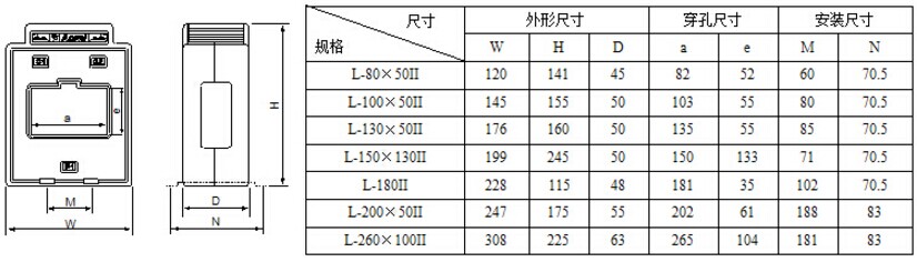 安科瑞AKH-0.66/L L-80*50II剩余电流互感器 额定电流16-100A AKH-0.66/L L-80*50II,安科瑞,剩余电流互感器