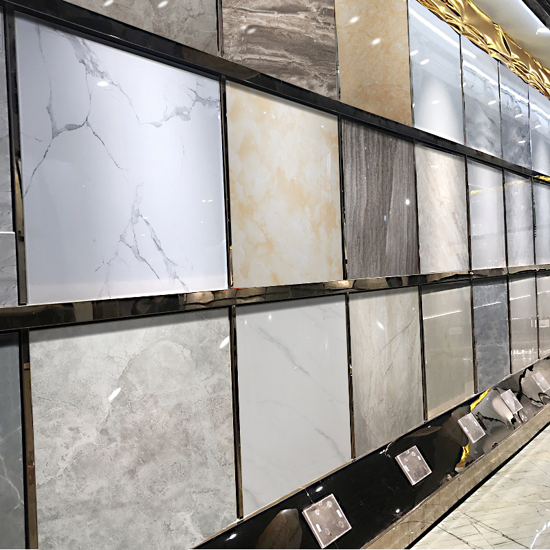 Foshan floor tile tile tile 800x800 living room anti-slip all-porcelain gray all-over marble floor tile 80x80