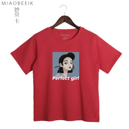 ins同款社会女短袖t恤精神韩版学生韩范bf原宿