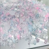 Стеклянные бусины, браслет из бисера ручной работы, ожерелье, 20 грамм