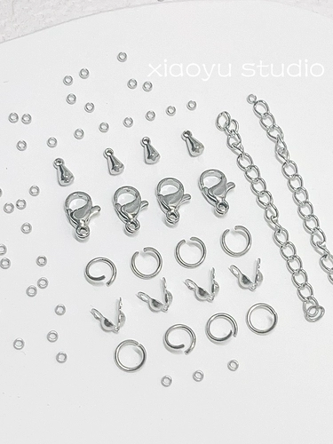 Металлический браслет из бисера из нержавеющей стали ручной работы, бусины, аксессуары, не выцветает, DIY