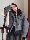 Gray Hooded Short Down Jacket Women's Winter Jacket Thickened 2025 Korean Style Super Beautiful and Unique Small Bread Jacket