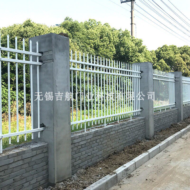 Galvanized steel pipe fence fence factory fence fence galvanized factory school Wuxi Changzhou Suzhou