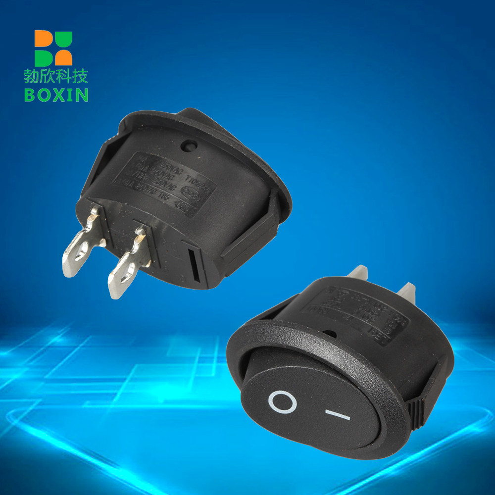 Rocker switch 2 gear 2-foot oval rocker switch power switch 17 * 25 6A250V RS601E