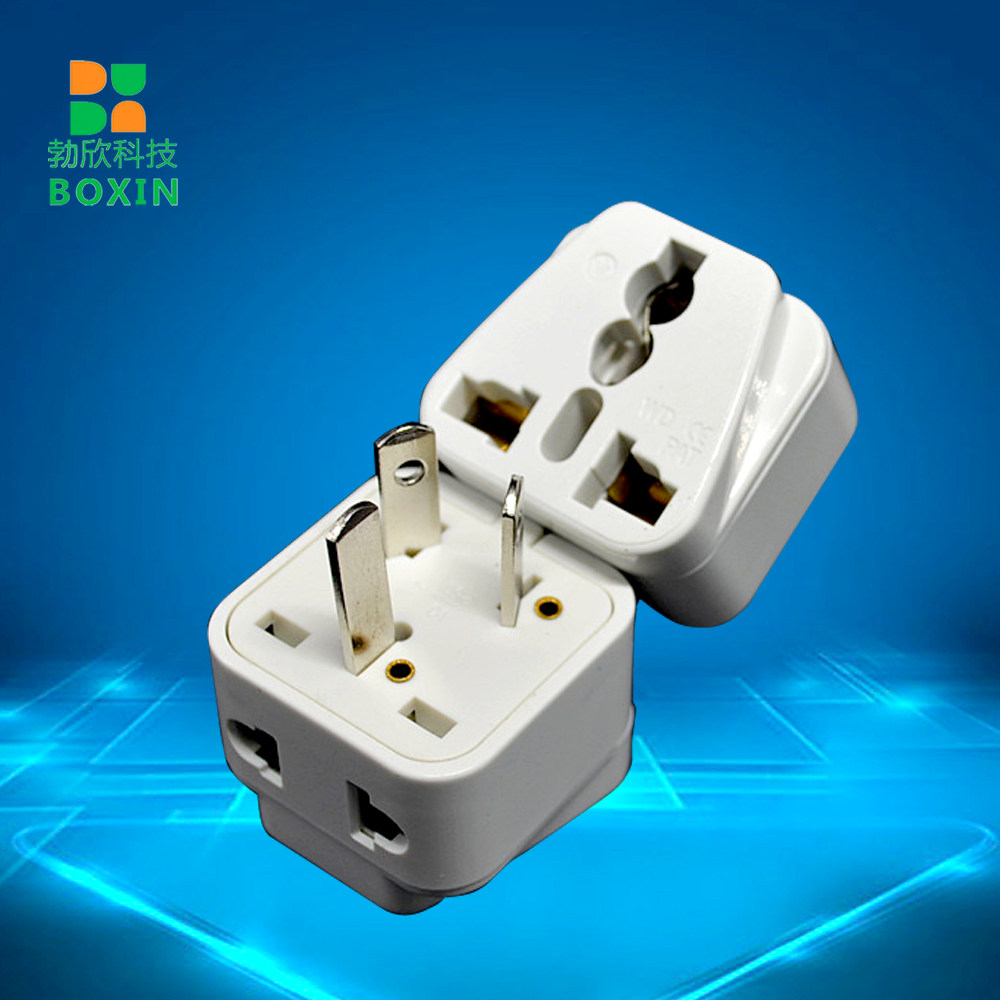 Travel conversion plug, environmental protection CE certification, China, Australia and other travel power socket converters, one to two