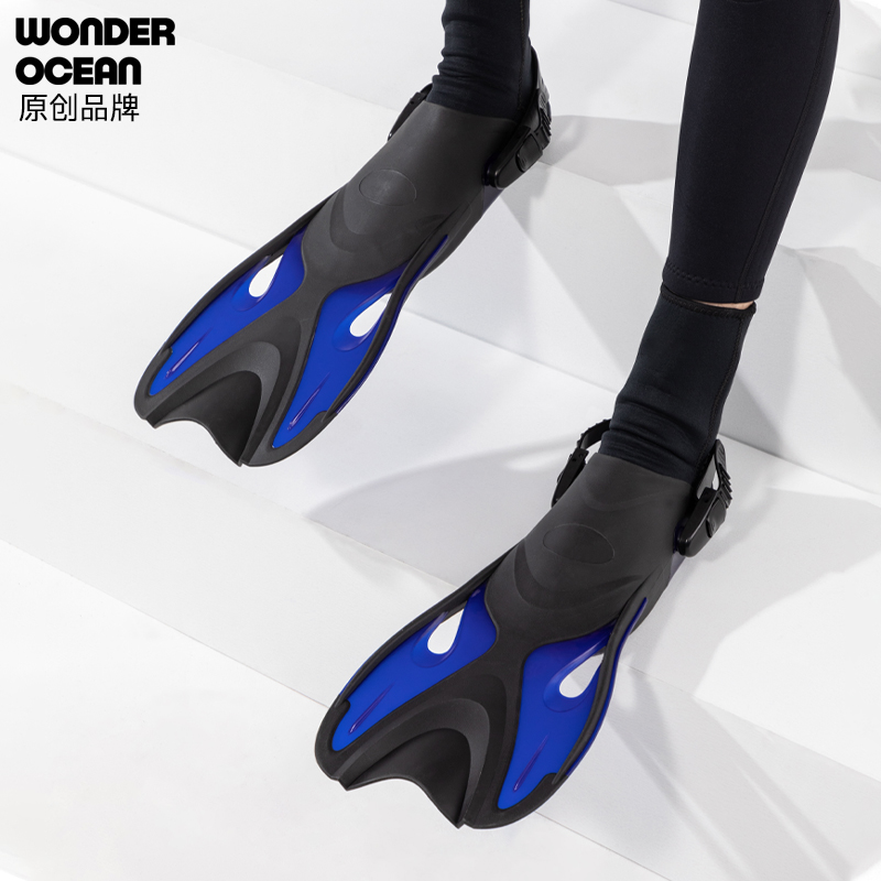 2021 new free underfoot webbed diving short breaststroke shoes children adult swimming snorkeling Sanbao professional equipment