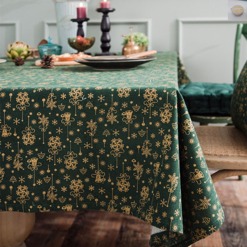 cotton linen printed wind bell table cloth table cloth table cushion home thickened tea tea cloth art bronzed table cushion with rectangular geb