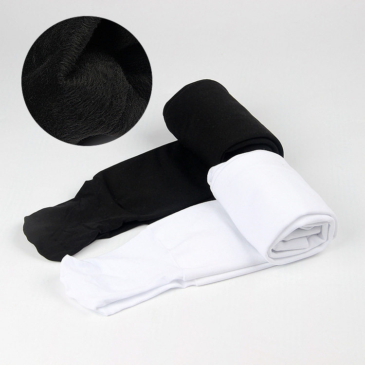 Adult Children Women Winter Gush Dancing Socks Beauty Legs Thickened even Pants Warm Ballet body White Sox