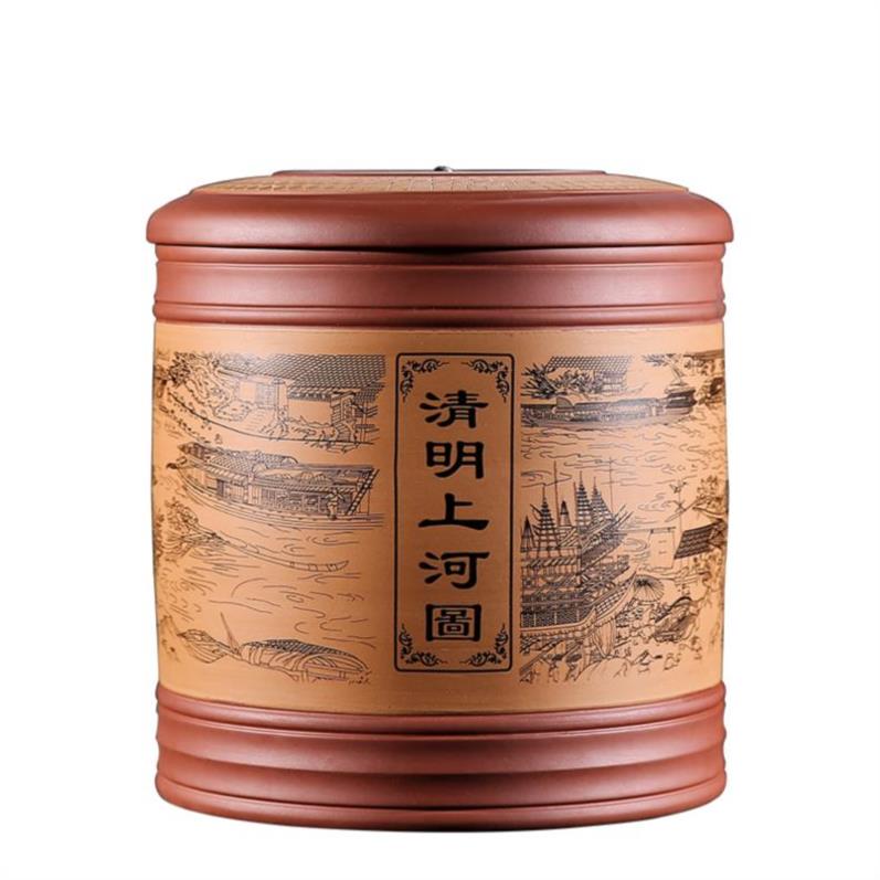 Old storage jars tea storage tanks puer tea cake packaging barrels sealed POTS storage barrel of loose tea citrate acid