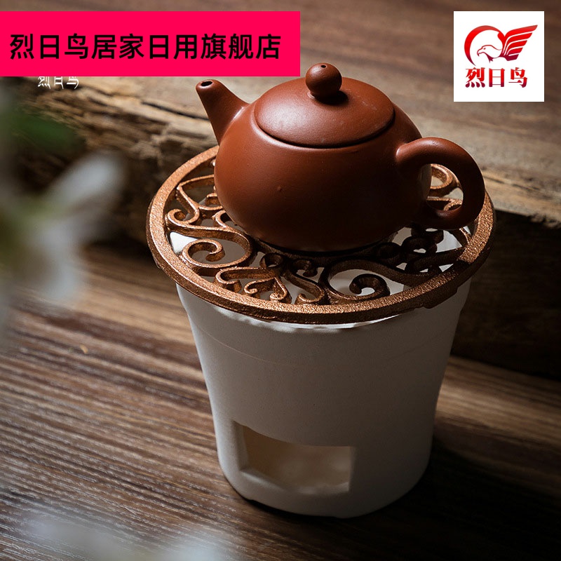 White clay based in mini charcoal stove alcohol furnace furnace scented tea tea tea warmers ceramics burn boiled tea stove
