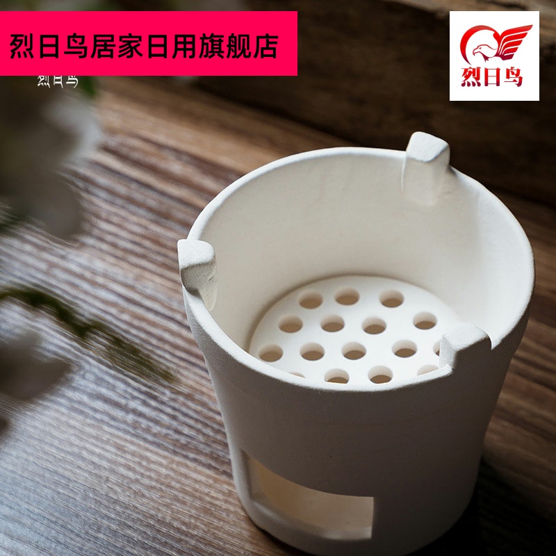 White clay based in mini charcoal stove alcohol furnace furnace scented tea tea tea warmers ceramics burn boiled tea stove