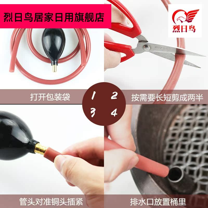 Hot tea number big teapot copper to be wastewater tank drain bucket of tapping tea tea tray was drain out tapping ShuiGuanZi inhale