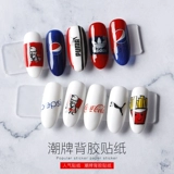 misskris Nike, puma, наклейка для маникюра, популярно в интернете, 3D, кола