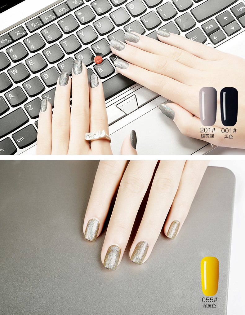 Công cụ làm móng Misskris đầy màu sắc gương bột màu gradient kim loại màu laser bột ma thuật màu tắc kè hoa aurora bột - Công cụ Nail máy làm nail