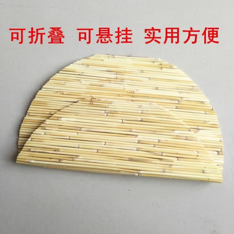 竹篦子圆形蒸笼垫：解锁传统蒸食新境界，防水汽蒸馒头包子神器