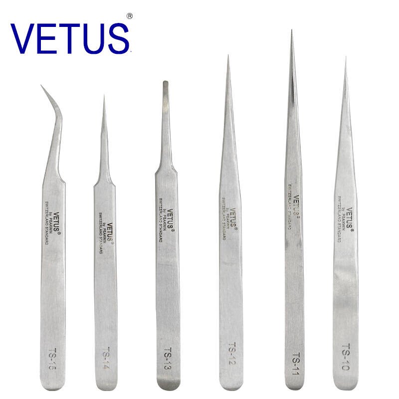 Tweezers VETUS daily maintenance manicure genuine tips