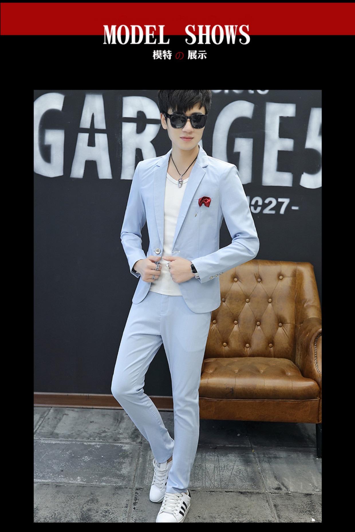Bộ đồ vest nam mùa 2017 mới Slim phiên bản Hàn Quốc của bộ đồ nhỏ xu hướng đẹp trai phù hợp với bộ đồ ba mảnh áo vest nam đẹp