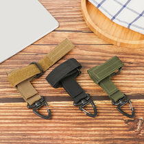 EDC Gloves Hanging Buckle Rope Containing Buckle Army Fan Tactical Nylon Mountaineering Buckle Multipurpose Outdoor Gloves Containing