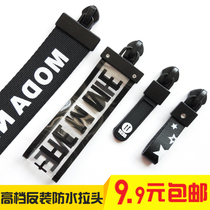 No. 8 No. 5 No. 7 reverse reverse pull pull head nylon waterproof zipper woven webbing bag charge zipper