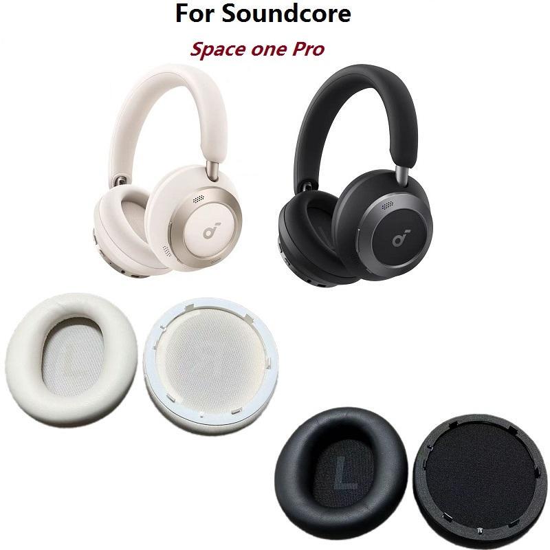 Original Earphone Case Suitable for Anker Soundcore Space One Pro Over-Ear Wireless Bluetooth Earpads, Ear Covers, Protective Case with Built-In Buckle