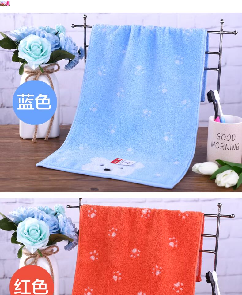 Bông vàng miễn phí Khăn bông hoạt hình cặp vợ chồng khăn mặt rửa khăn lớn khăn lớn - Khăn tắm / áo choàng tắm khăn tắm cho bé sơ sinh