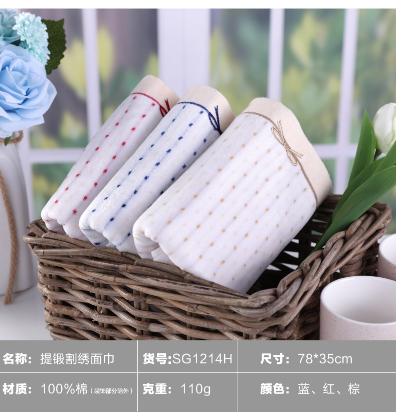 Xác thực khăn bông vàng khăn bông cắt nhung mềm thấm nước kinh doanh dày khăn lớn - Khăn tắm / áo choàng tắm khăn tắm cho bé sơ sinh