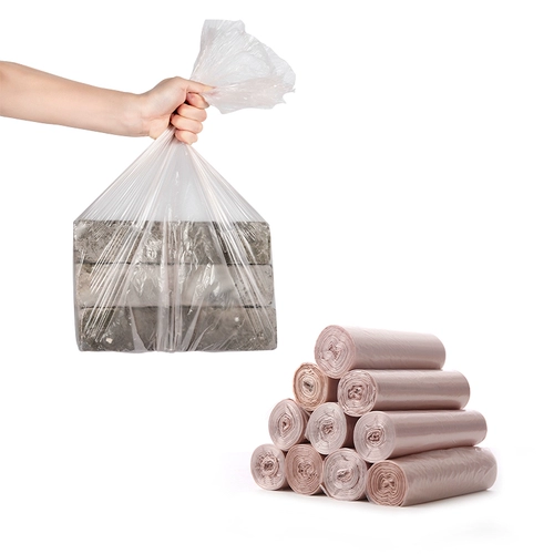 Мусорный мешок для домашнего использования, портативный большой жилет, пластиковое японское мусорное ведро, увеличенная толщина