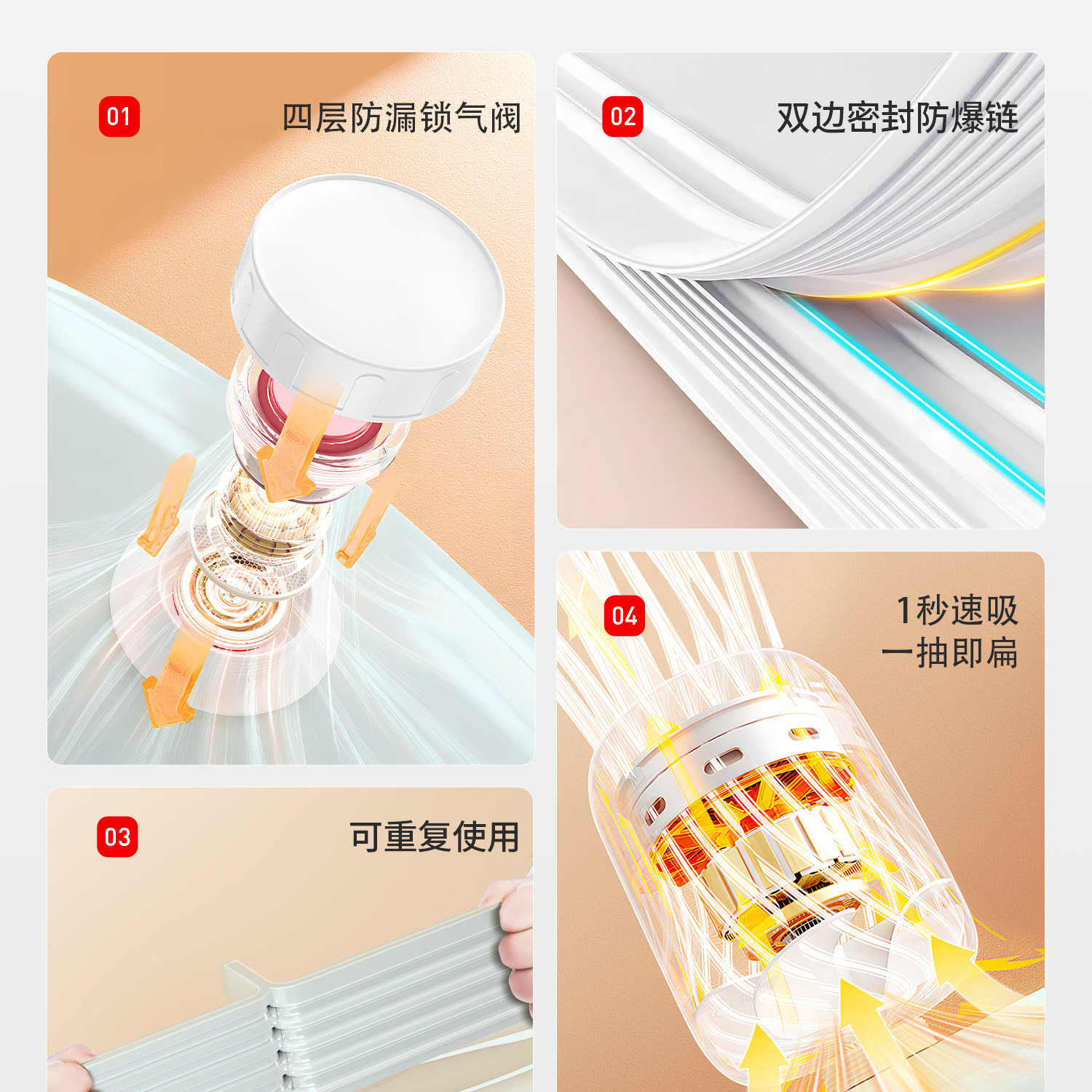 Сжатие одежды и сумок 日本真空压缩被子收纳袋加厚立体衣物羽绒服专用密封袋家用整理袋